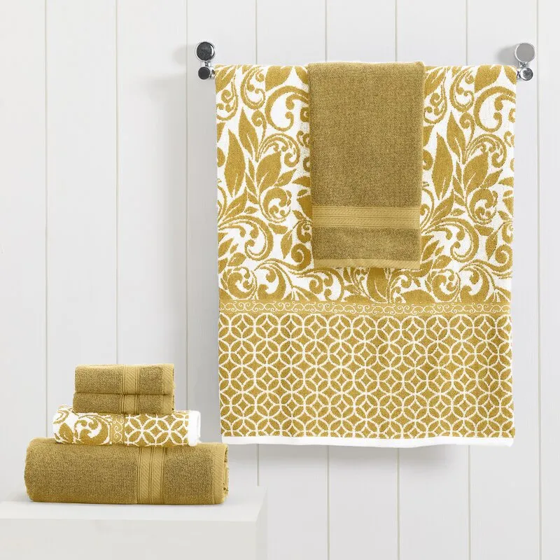 Napua 6 Piece Classic 100% Cotton Bath Towel Set