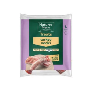 Natures Menu Turkey Necks Raw Frozen Dog Chews x 2