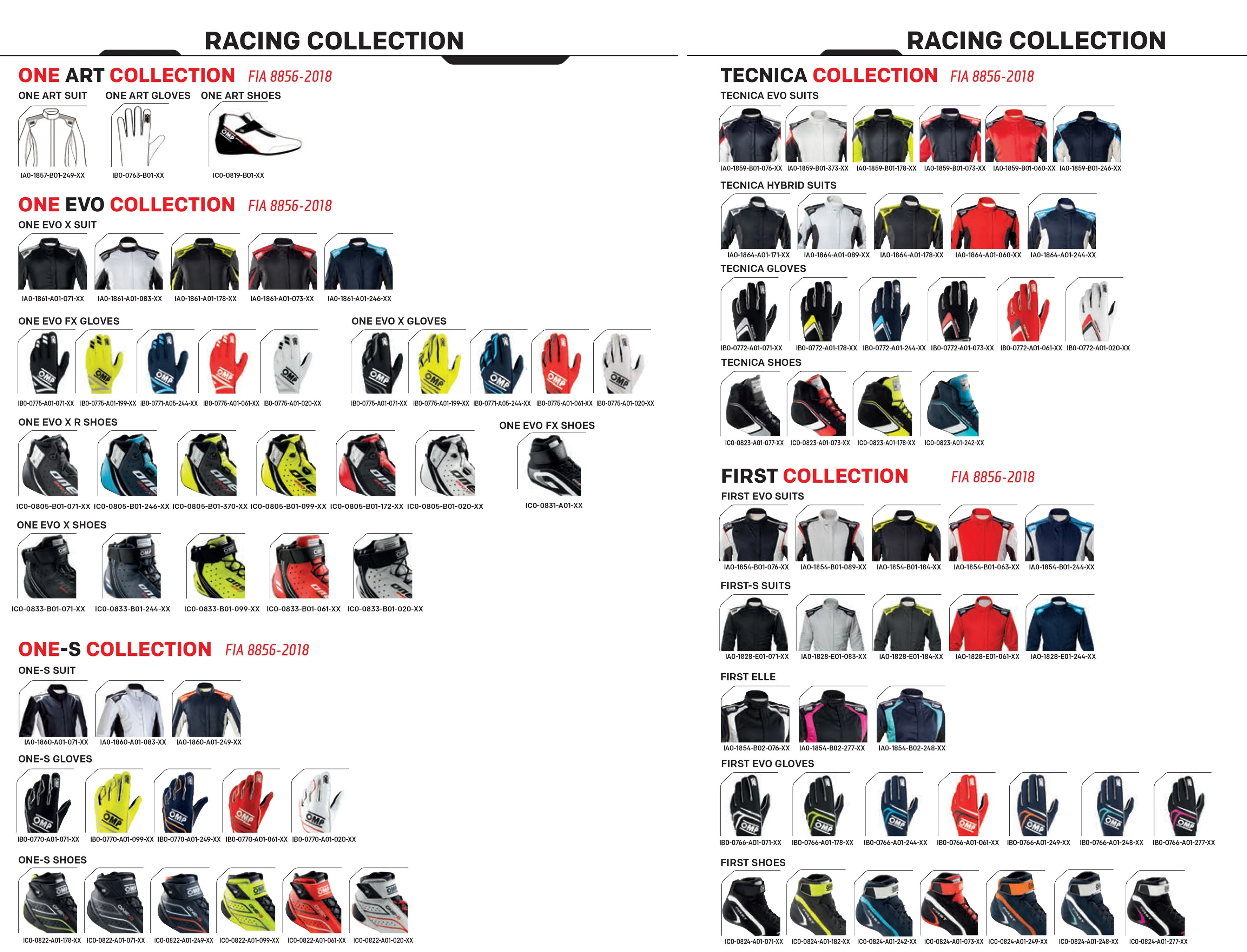OMP Racing Karting Gloves Carry Bag Zipped Clear Front and Printed Name Labels