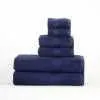 Organic Cotton Solid Plush Assorted 6 Piece Towel Set