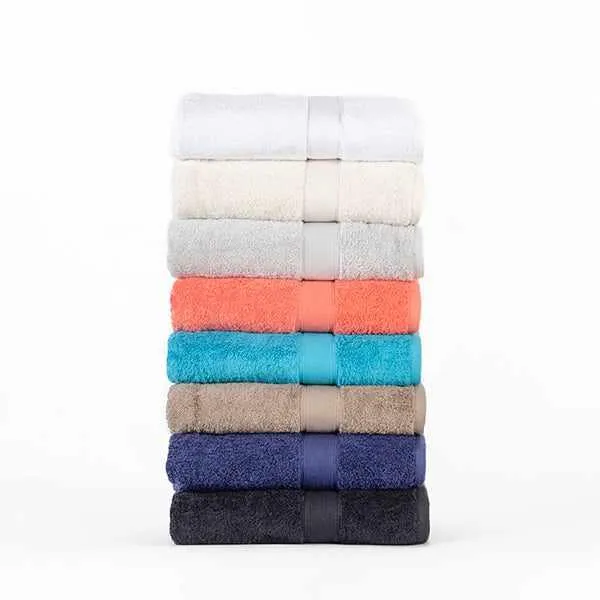 Organic Cotton Solid Plush Assorted 6 Piece Towel Set