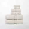 Organic Cotton Solid Plush Assorted 6 Piece Towel Set
