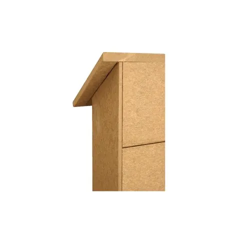 Outdoor Message Center Cork Board 40" x 60" with Posts | LEFT Hinged - Single Door Info Board