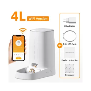 PetAffairs Automatic Pet Feeder Smart WiFi Cat Food Dispenser