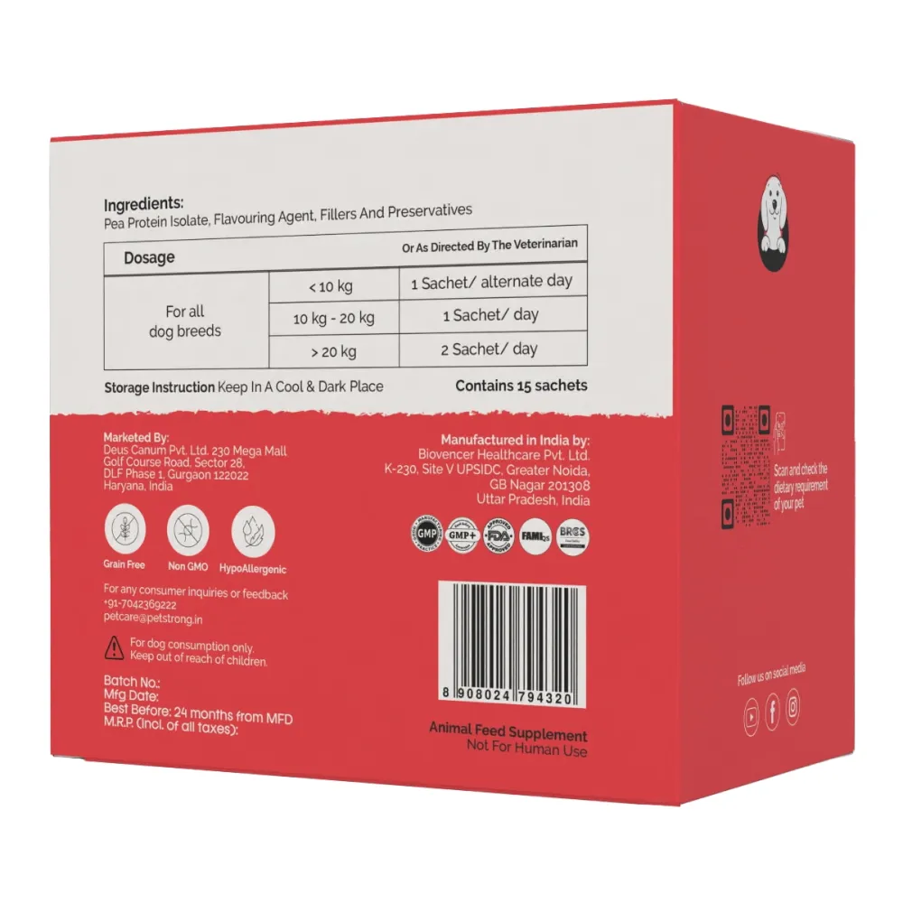 PetStrong 2.2  Meal Protein Booster for Dogs