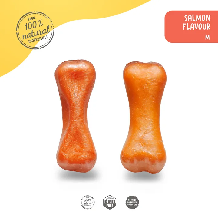 Plutos Bones Dog Chew- Salmon