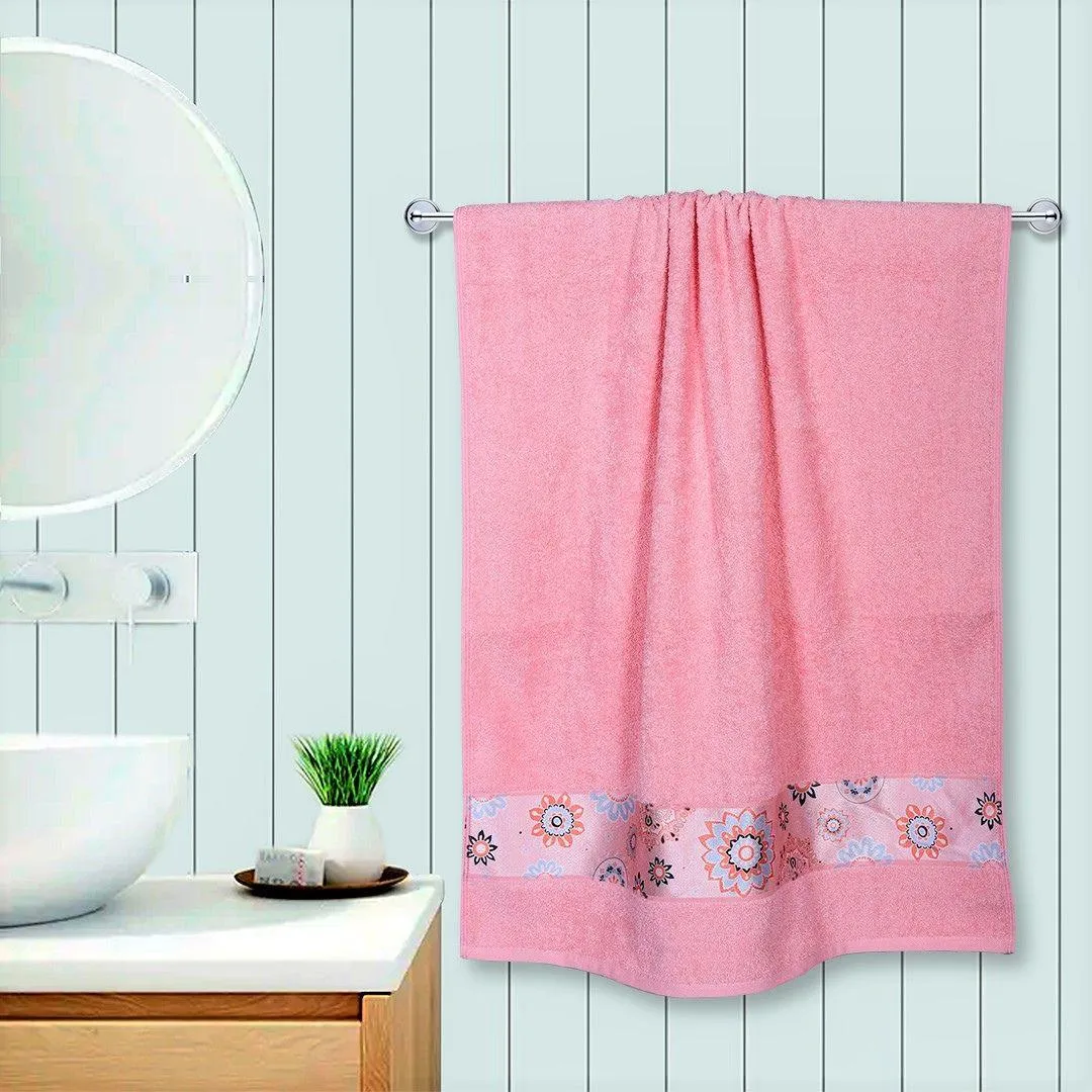 Rangoli Century 450 GSM Cotton Towel Set of 3 | Super Absorbent, Extra Soft and Stylish Towels