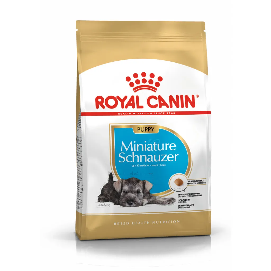 Royal Canin Miniature Schnauzer Puppy 1.5kg Dry Dog Food - Breed Health Nutrition