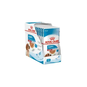 Royal Canin Size Health Nutrition Medium Puppy Wet Dog Food 140g Pack of 10