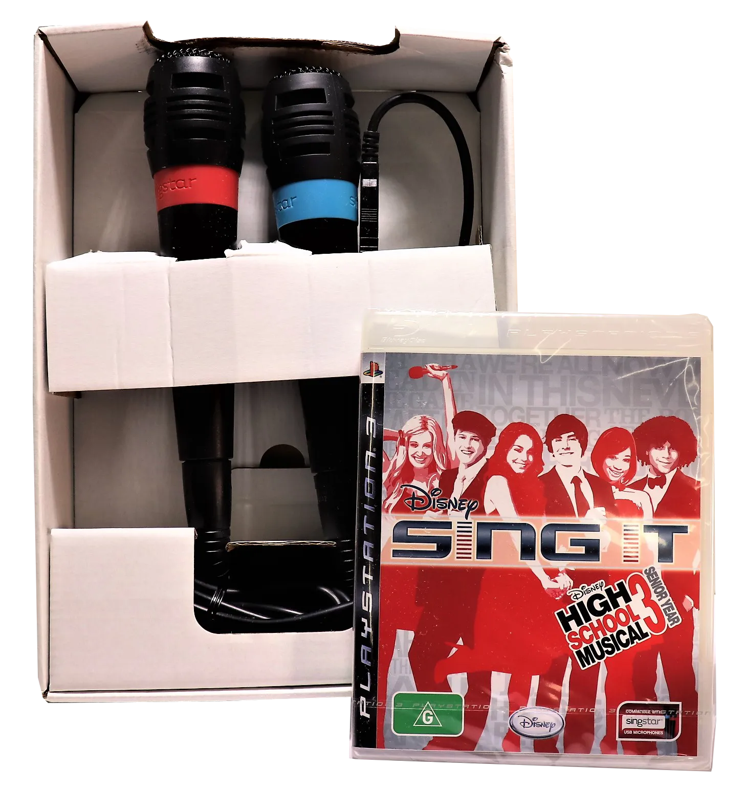 Sing It High School Musical 3 Senior Year  Mics Sony PS3 PlayStation 3 Boxed! (Pre-Owned)