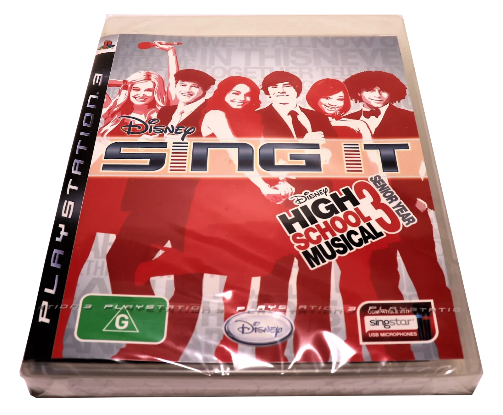 Sing It High School Musical 3 Senior Year  Mics Sony PS3 PlayStation 3 Boxed! (Pre-Owned)