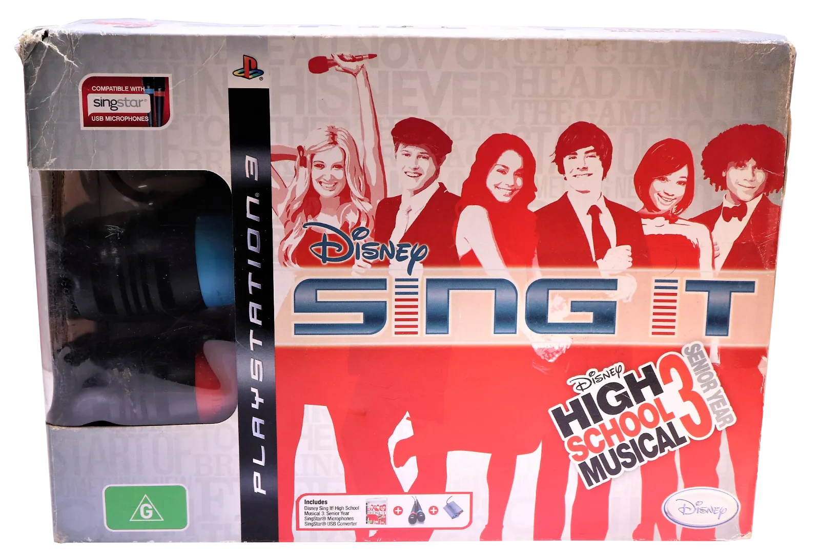 Sing It High School Musical 3 Senior Year  Mics Sony PS3 PlayStation 3 Boxed! (Pre-Owned)