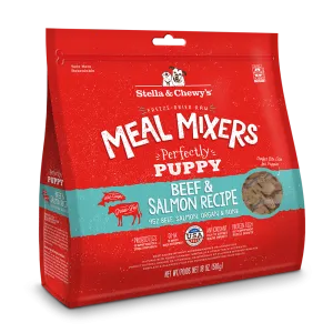 Stella & Chewy's Dog Freeze-Dried Meal Mixers Perfectly Puppy - Beef & Salmon 18oz