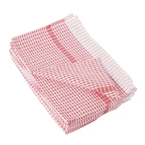 Vogue Wonderdry Tea Towel, Red, 10 pack [CC595]