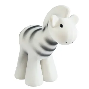 Zebra - Organic Baby Rattle & Bath Toy